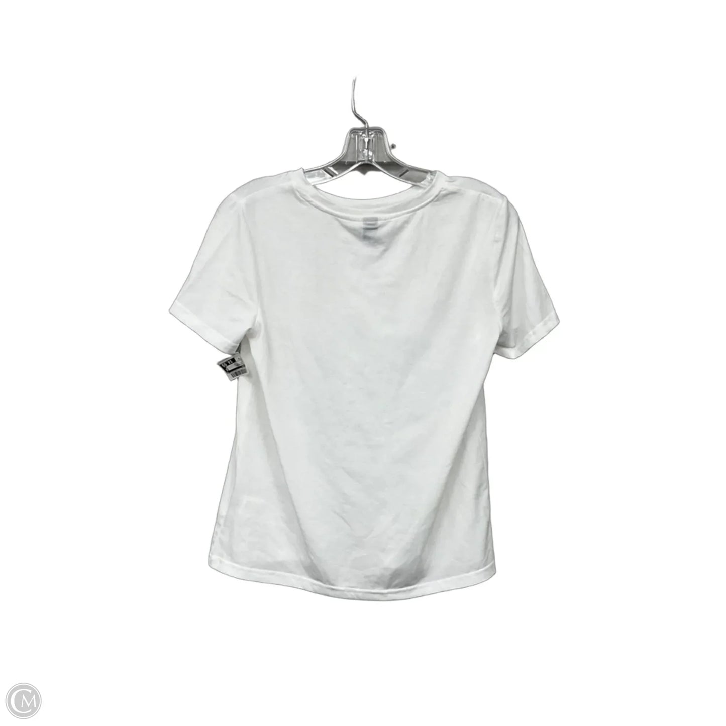 Top Short Sleeve Basic By Shein In White, Size: Xs