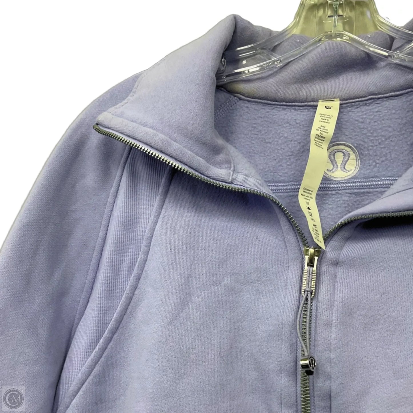 Sweatshirt Collar By Lululemon In Purple, Size: XS/S