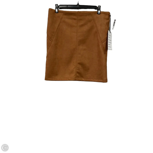 Skirt Mini & Short By Have In Brown, Size: L