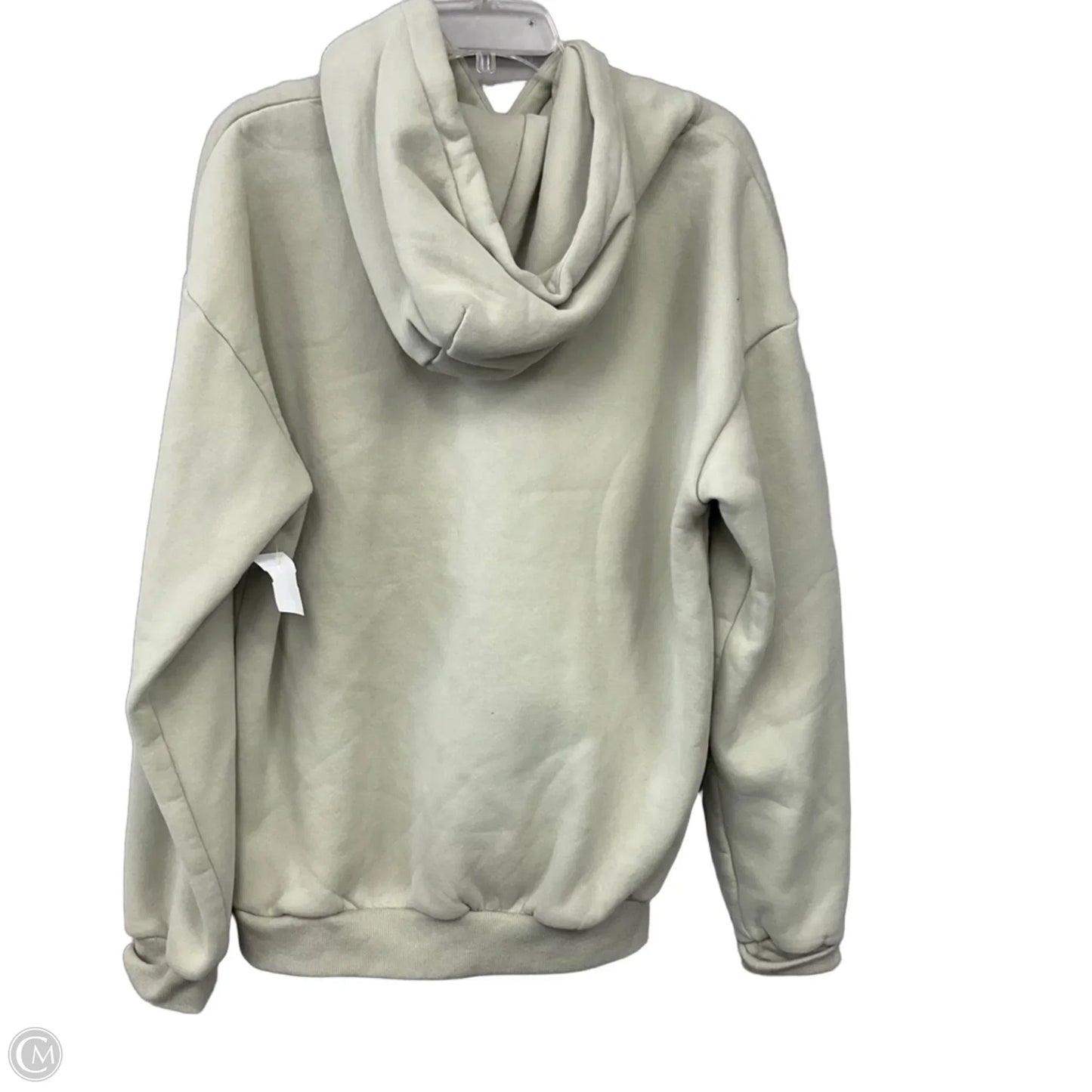 Sweatshirt Hoodie By Clothes Mentor In Beige, Size: M