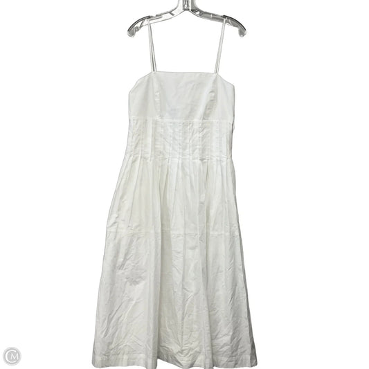 Dress Casual Maxi By Banana Republic In White, Size: 10