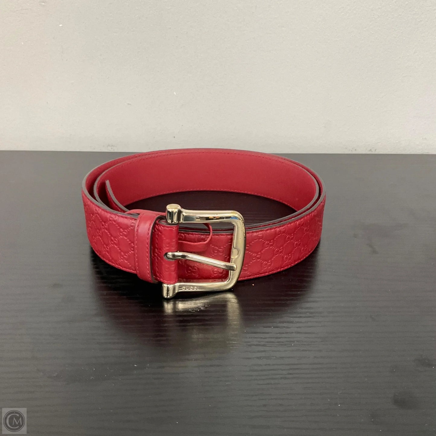 Belt Luxury Designer By Gucci, Size: 100/40/12