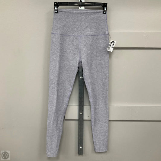 Athletic Leggings By Beyond Yoga In Greyish Lavender, Size: S
