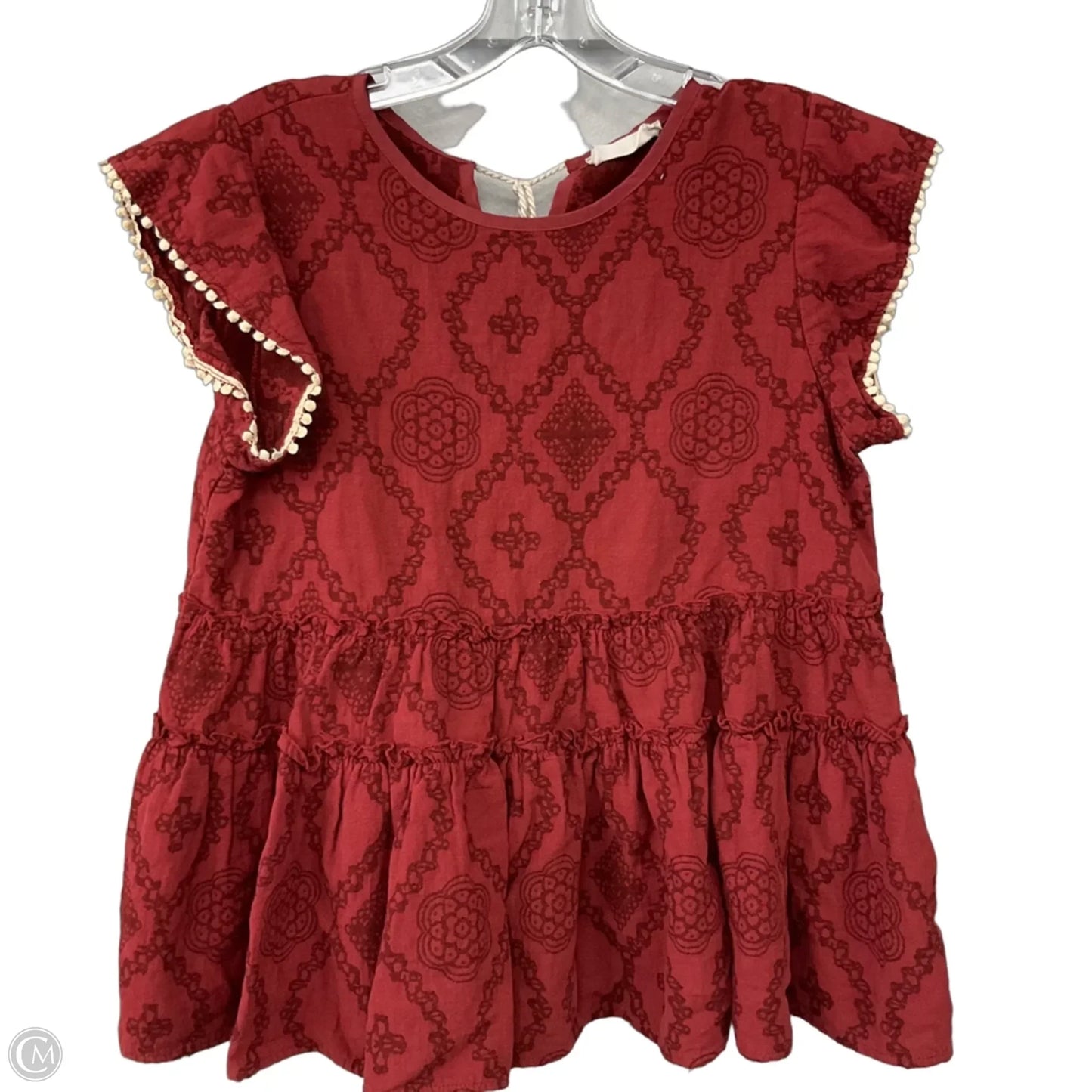 Top Short Sleeve By Altard State In Red, Size: M