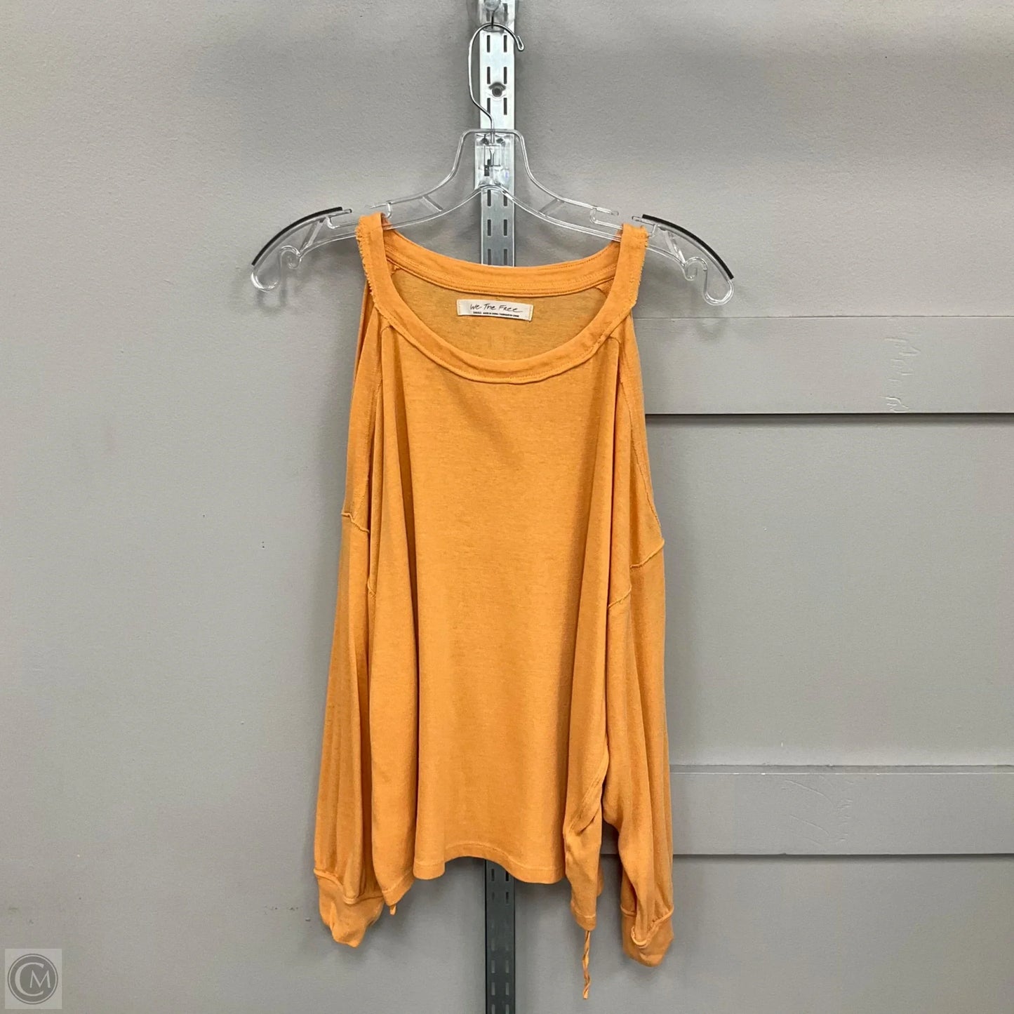 Top Long Sleeve Basic By We The Free In Orange, Size: S