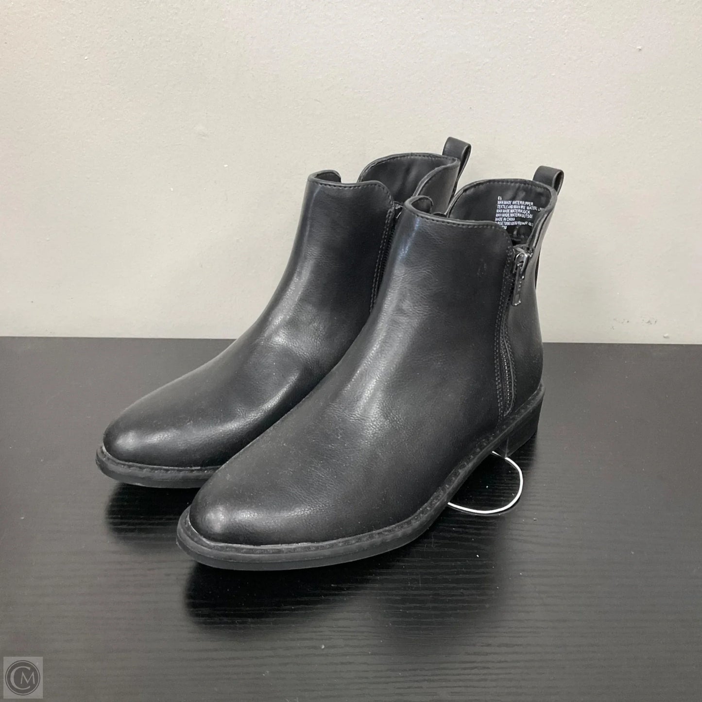 Boots Ankle Heels By Universal Thread In Black, Size: 6.5