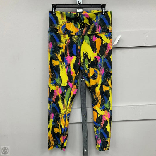 Athletic Leggings By Lululemon In Multi-colored, Size: 10
