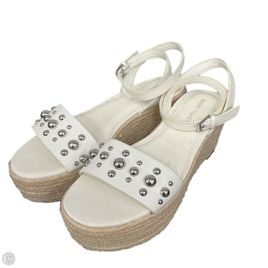 Sandals Heels Platform By Marc Fisher In White, Size: 6.5