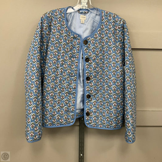 Jacket Puffer & Quilted By J. Crew In Blue, Size: 12