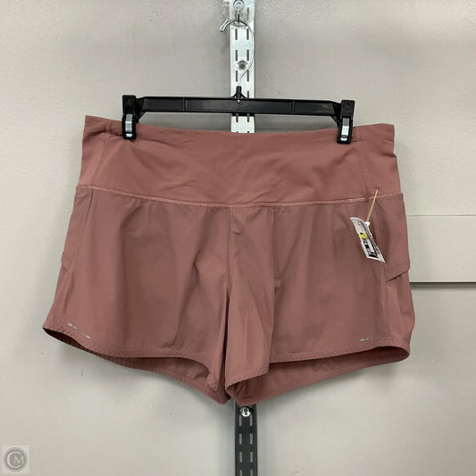 Athletic Shorts By Lululemon In Brown, Size: 8
