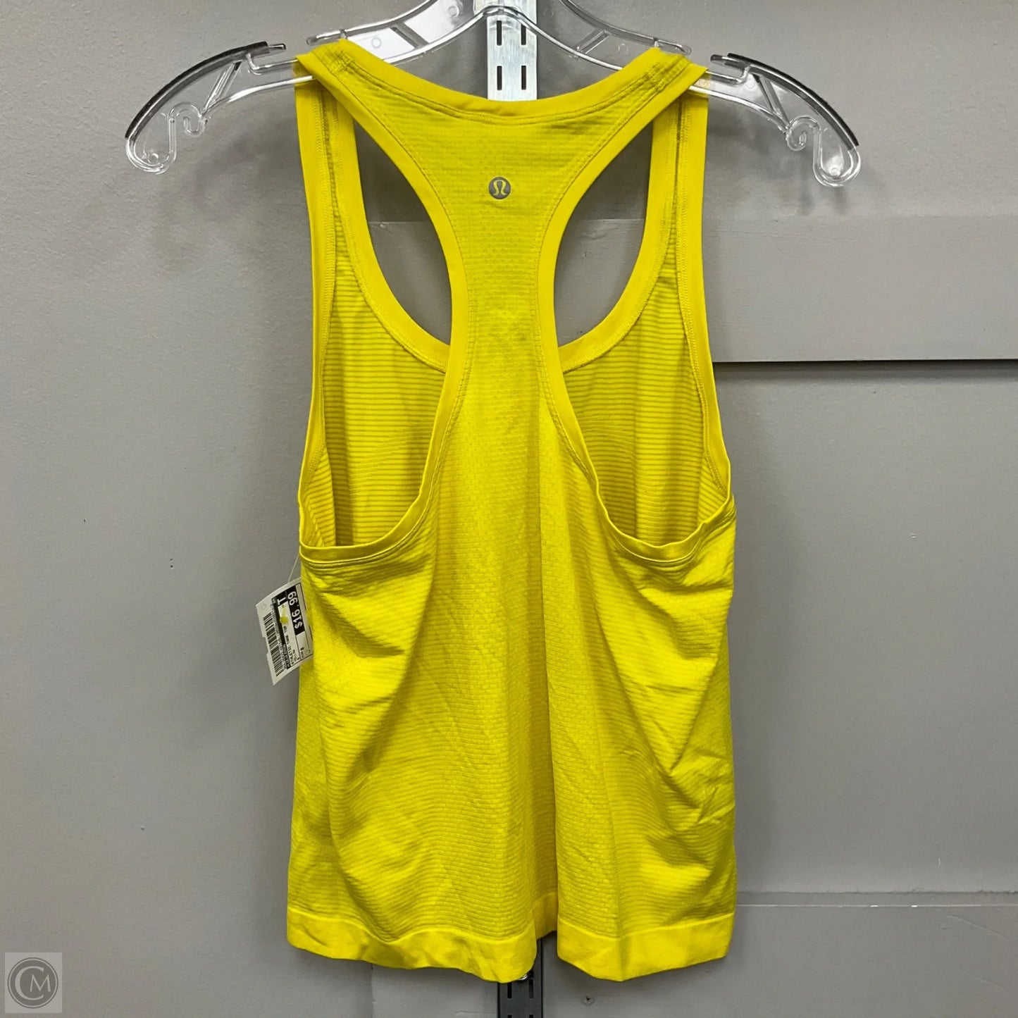 Athletic Tank Top By Lululemon In Yellow, Size: 8
