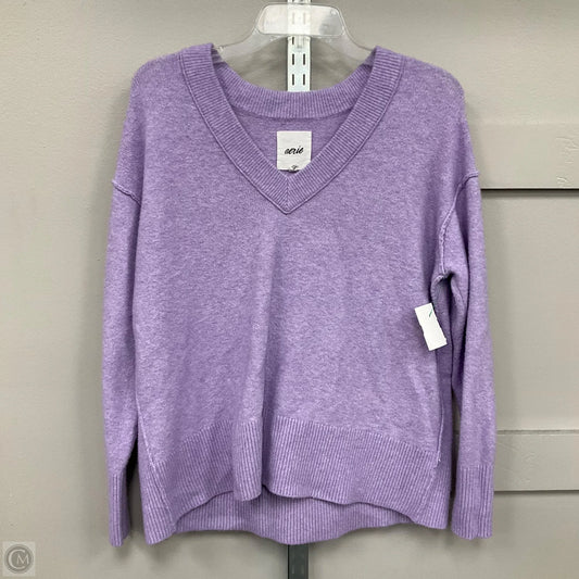 Sweater By Aerie In Purple, Size: Xxs