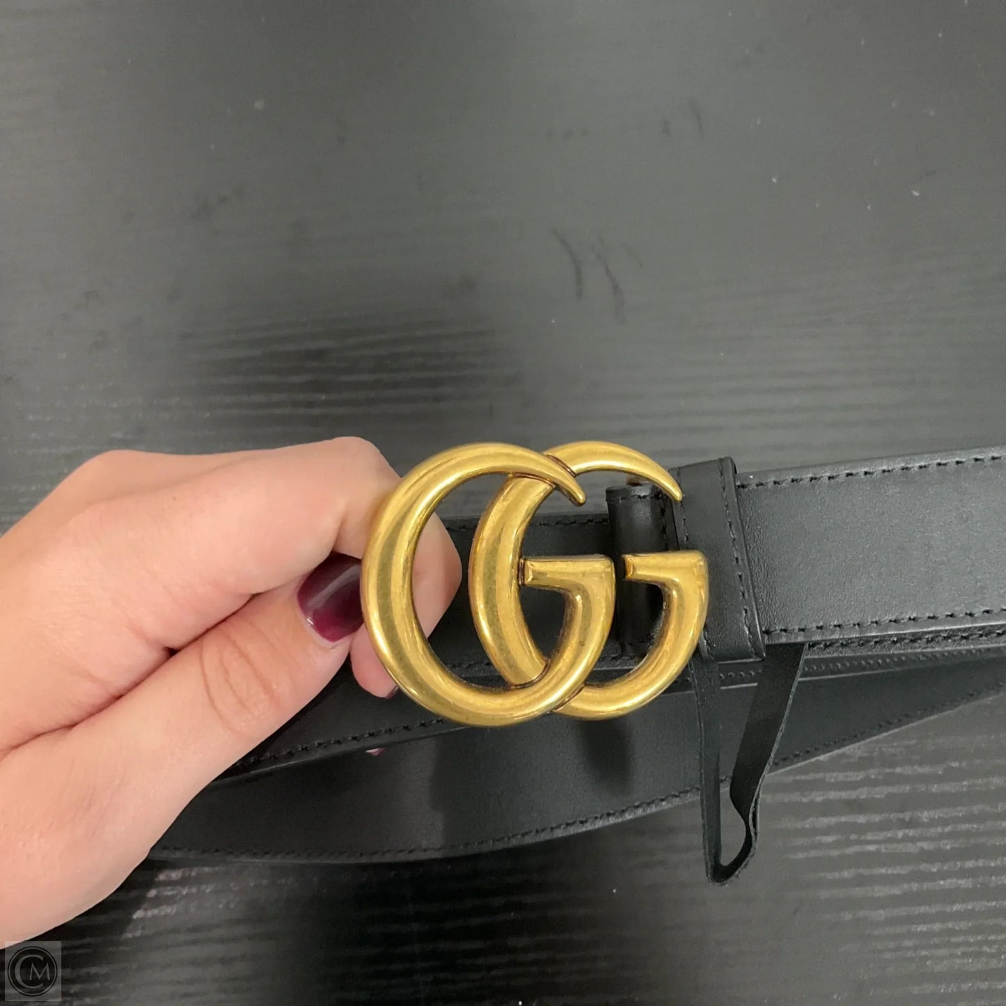 Belt Luxury Designer By Gucci, Size: 110/40/12