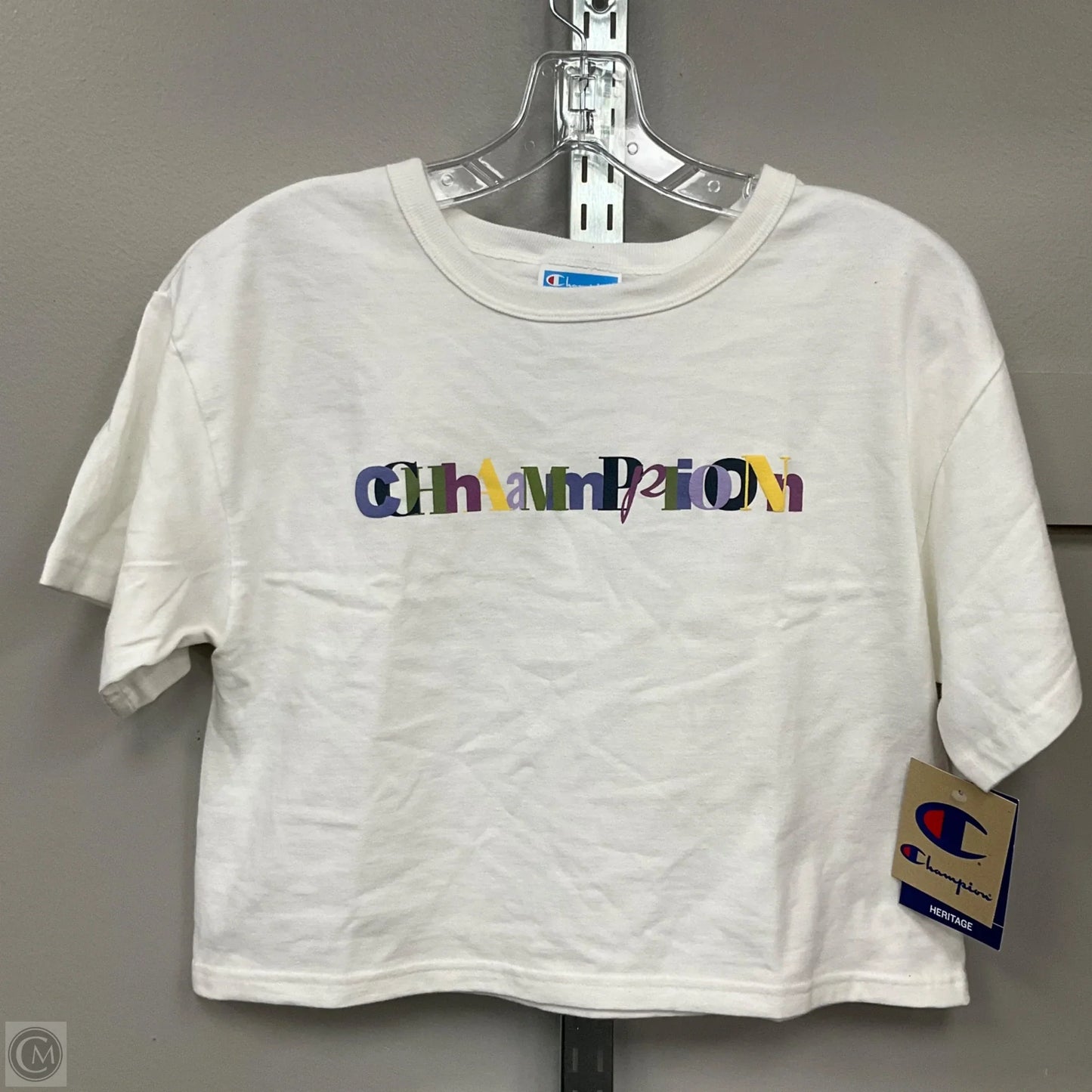 Top Short Sleeve Basic By Champion In White, Size: Xs