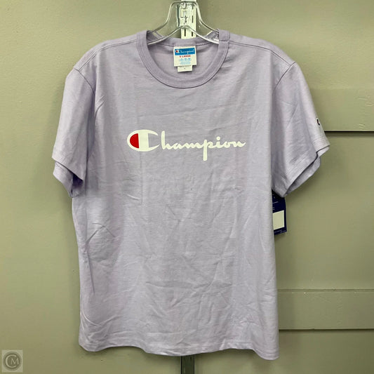 Top Short Sleeve Basic By Champion In Purple, Size: Xl