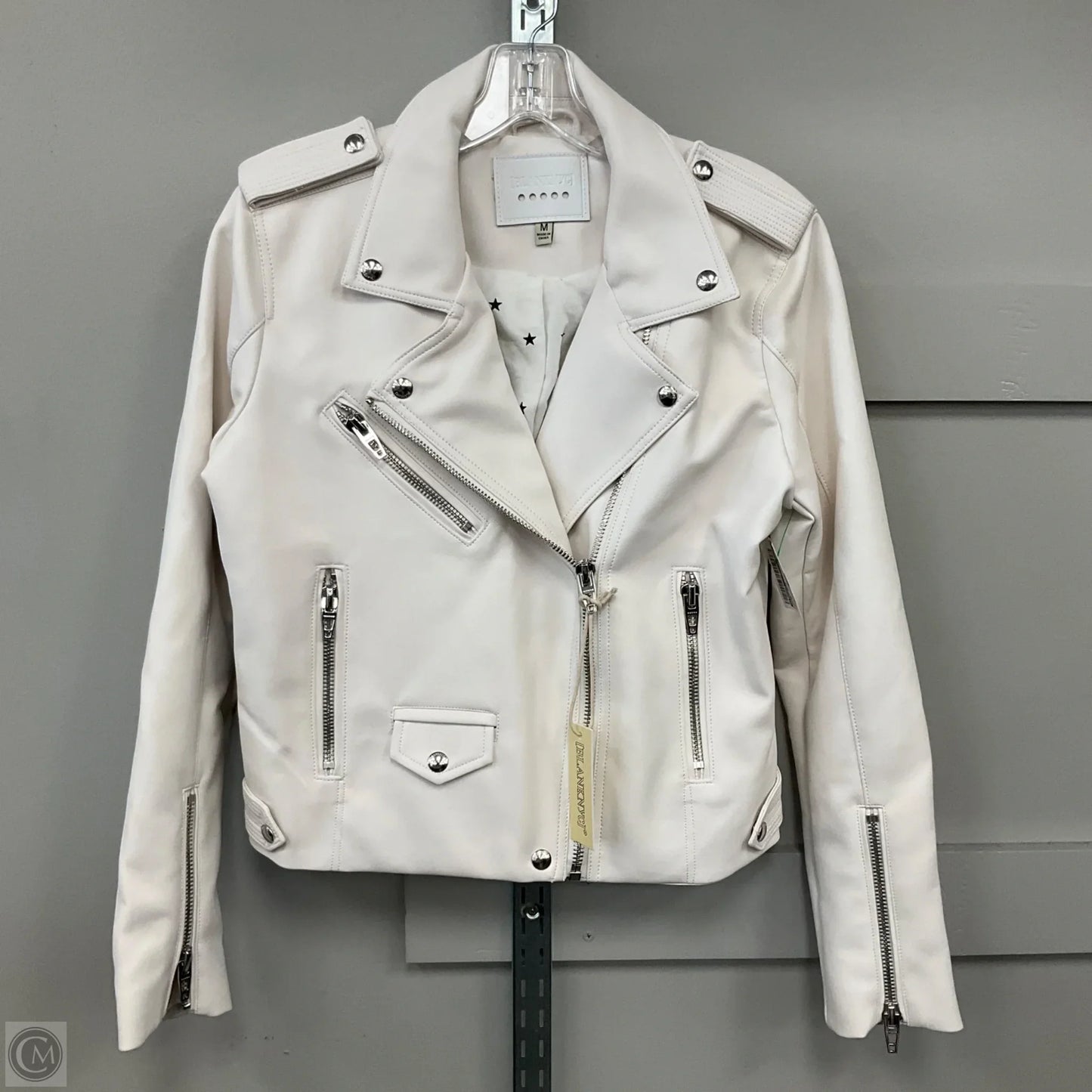 Jacket Moto By Blanknyc In White, Size: M