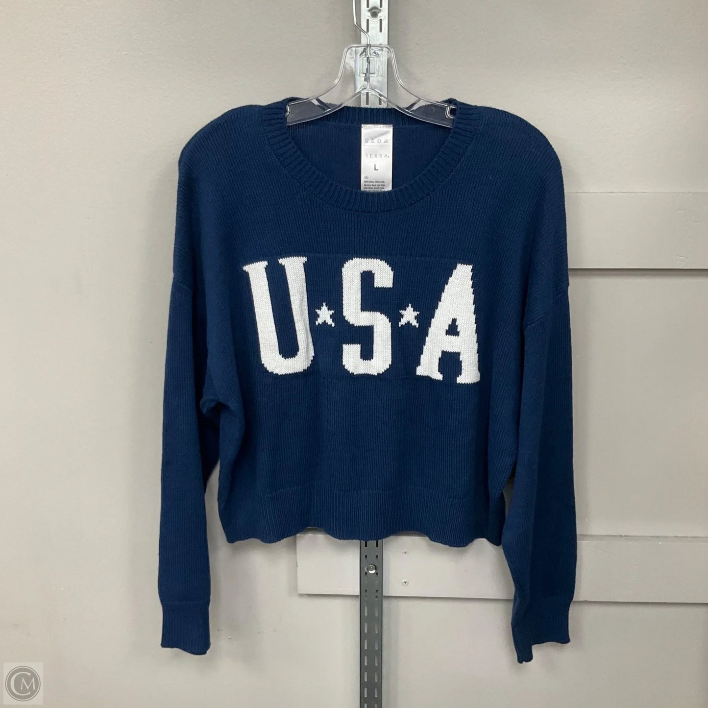 Sweater By Serra In Blue, Size: L