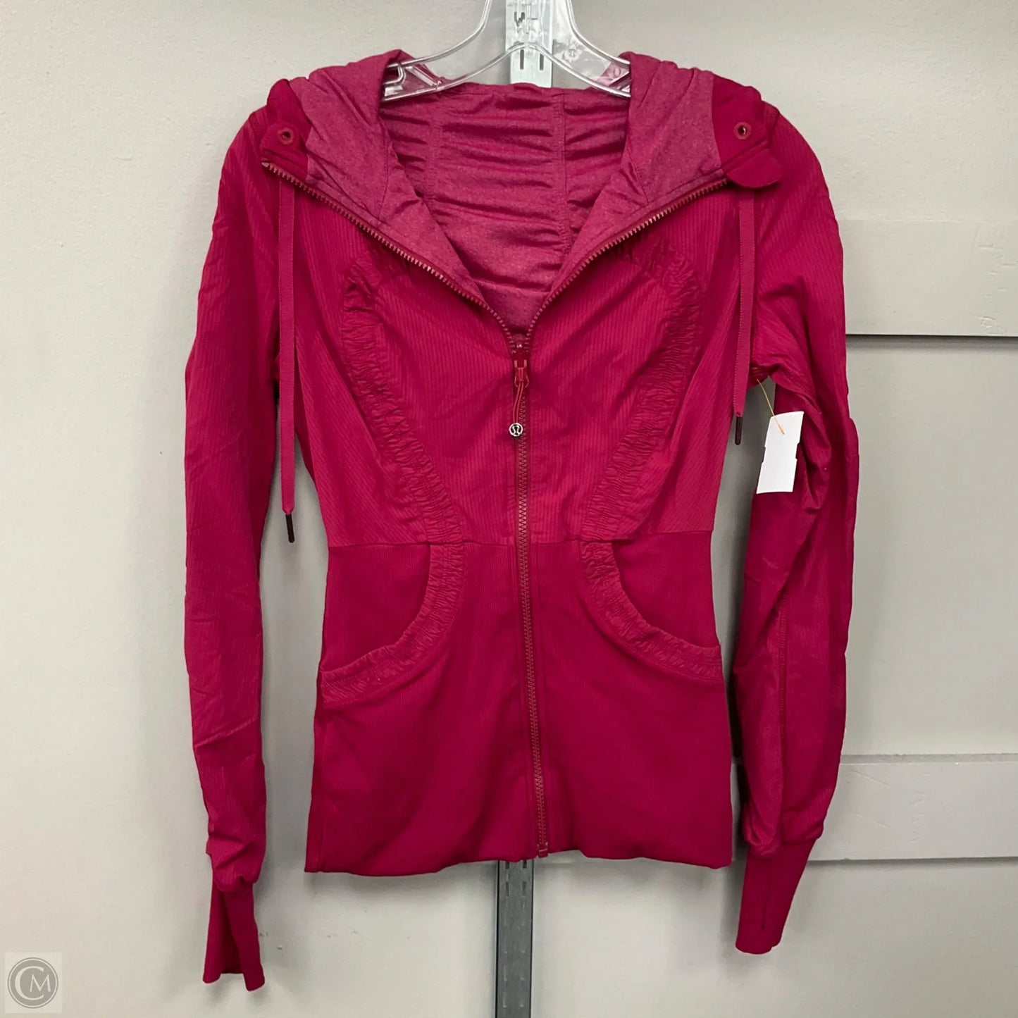 Athletic Jacket By Lululemon In Pink, Size: 6