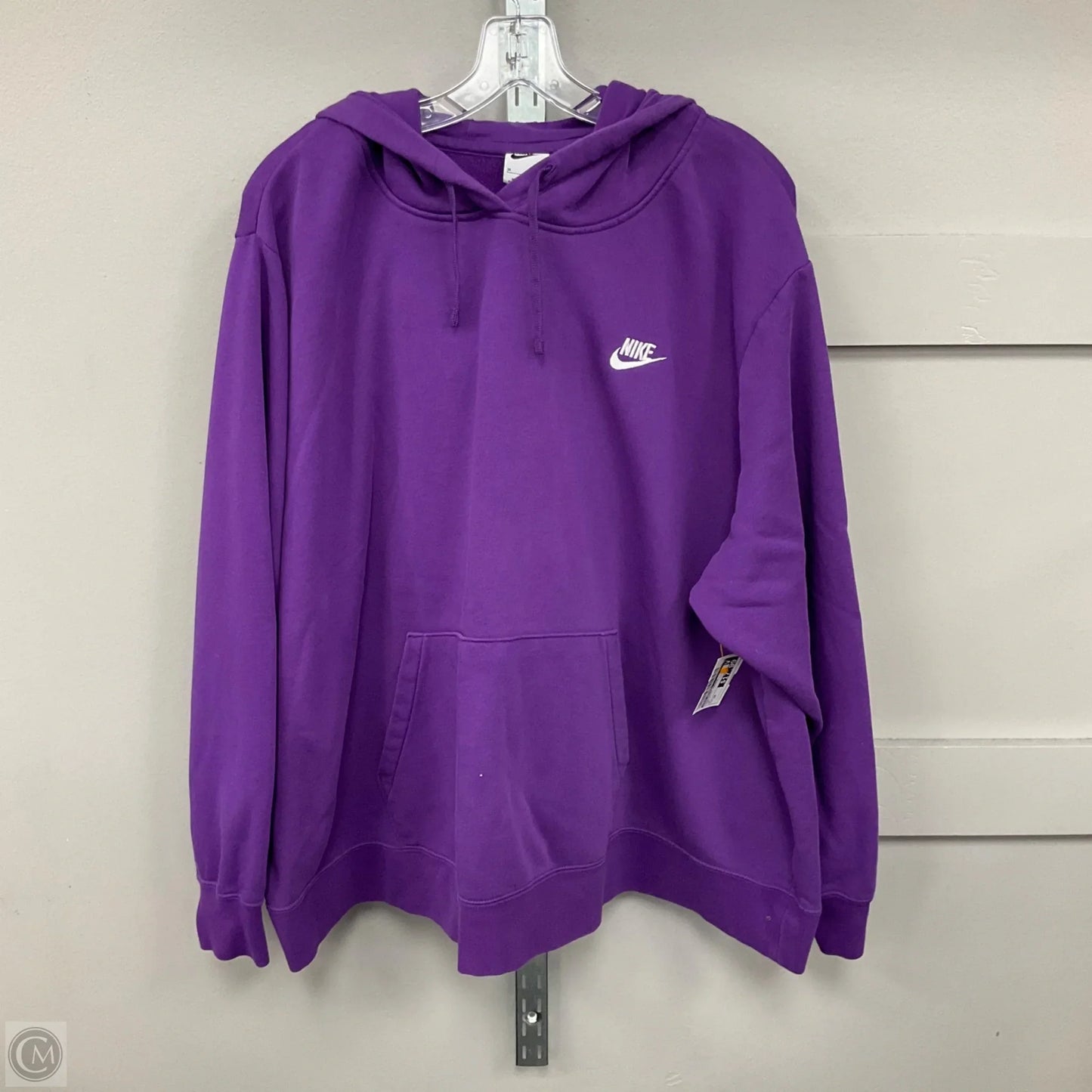 Sweatshirt Hoodie By Nike Apparel In Purple, Size: 3x