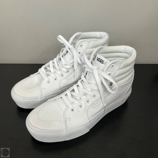 Shoes Sneakers By Vans In White, Size: 10