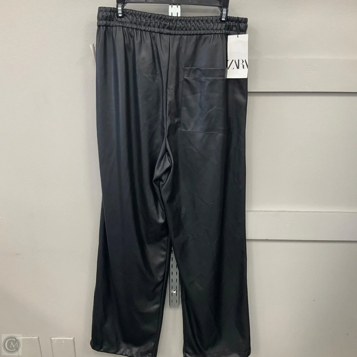 Pants Wide Leg By Zara In Black, Size: M