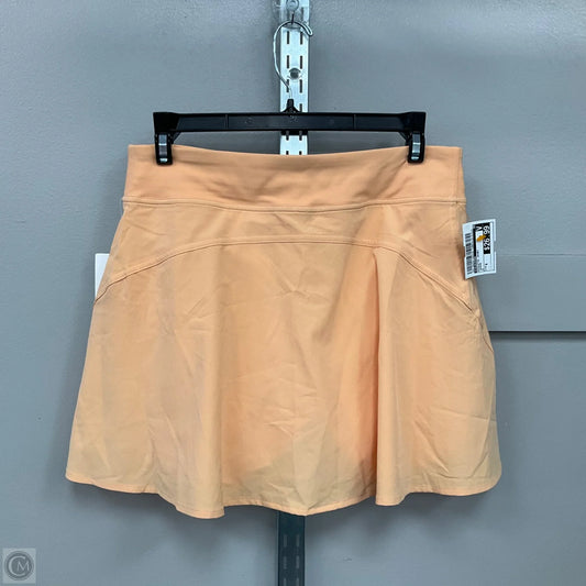 Athletic Skort By Lululemon In Orange, Size: 8