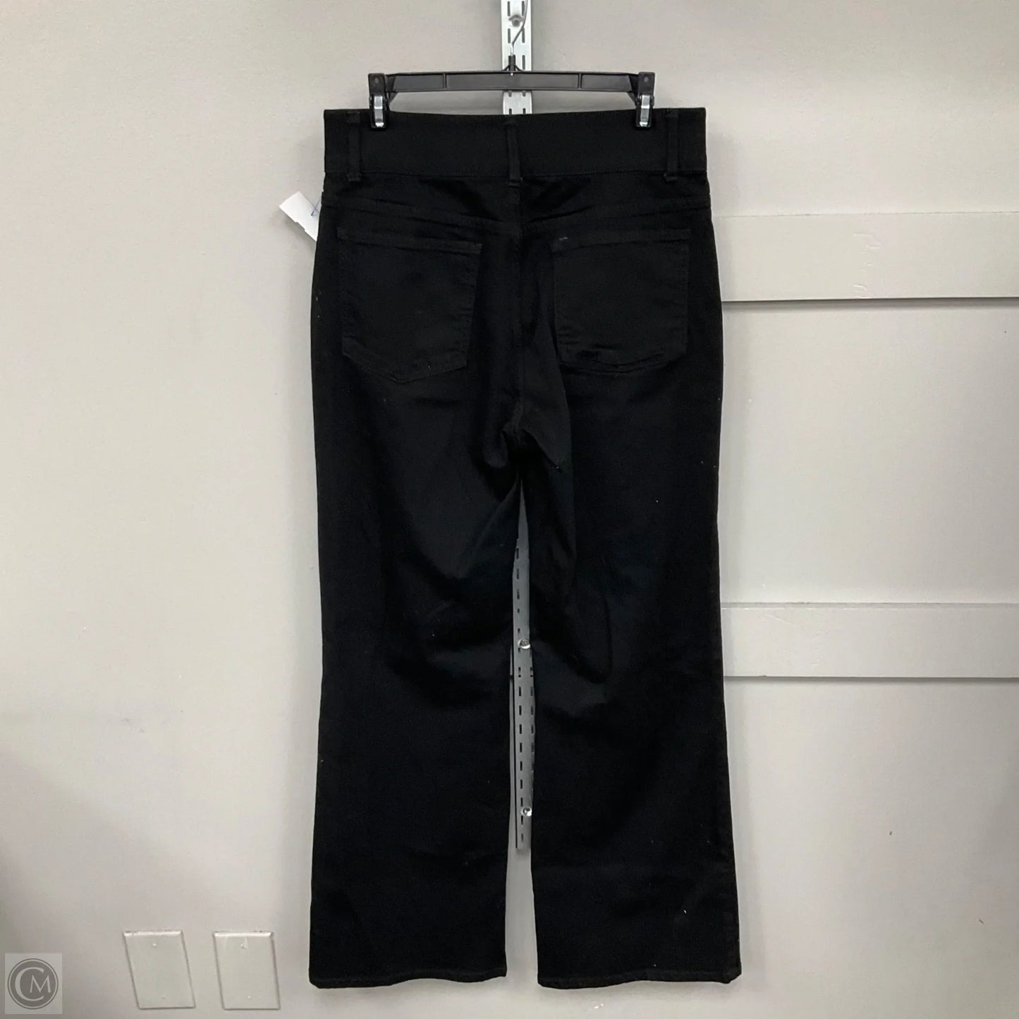 Jeans Flared By Clothes Mentor In Black Denim, Size: 12