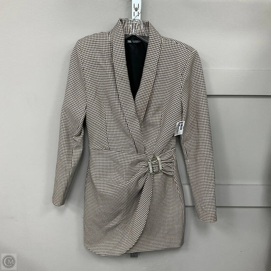 Dress Party Short By Zara In Black & Cream, Size: M