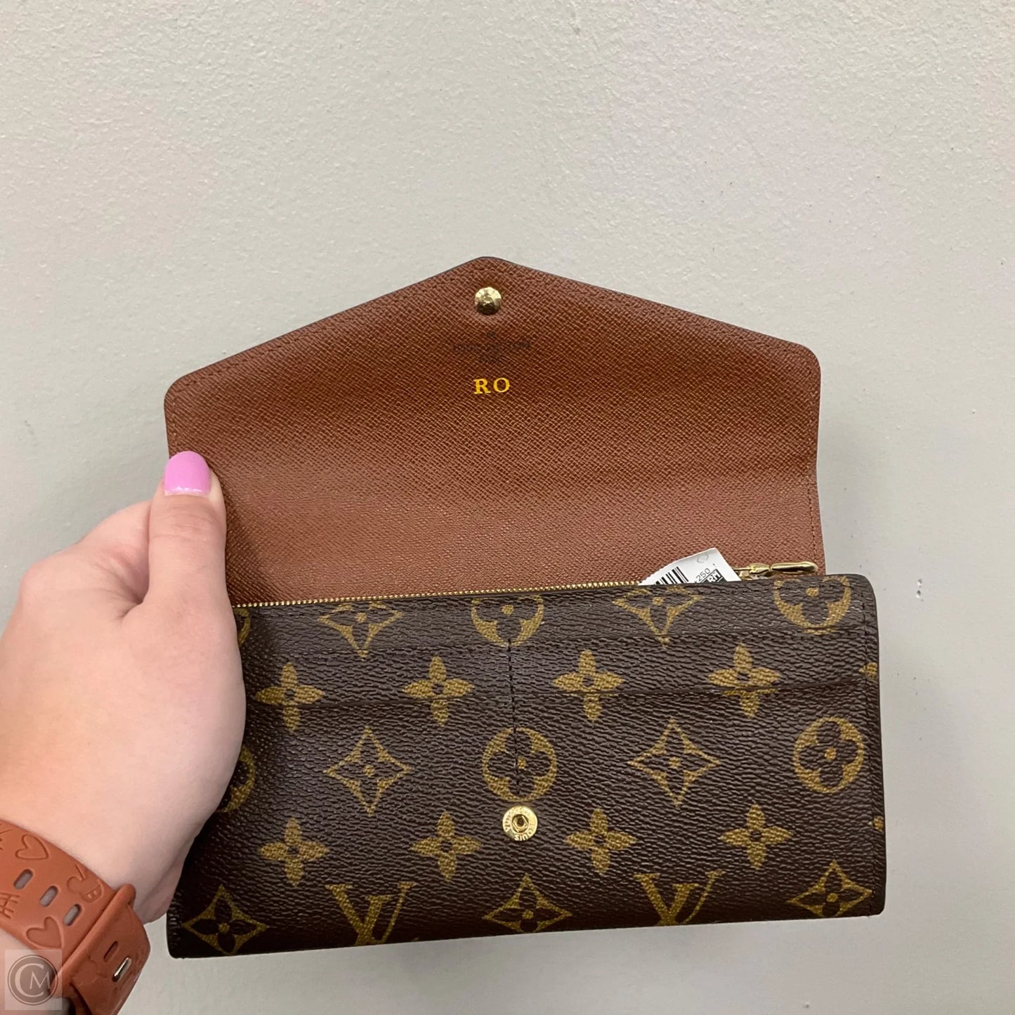 Wallet Luxury Designer By Louis Vuitton, Size: Large