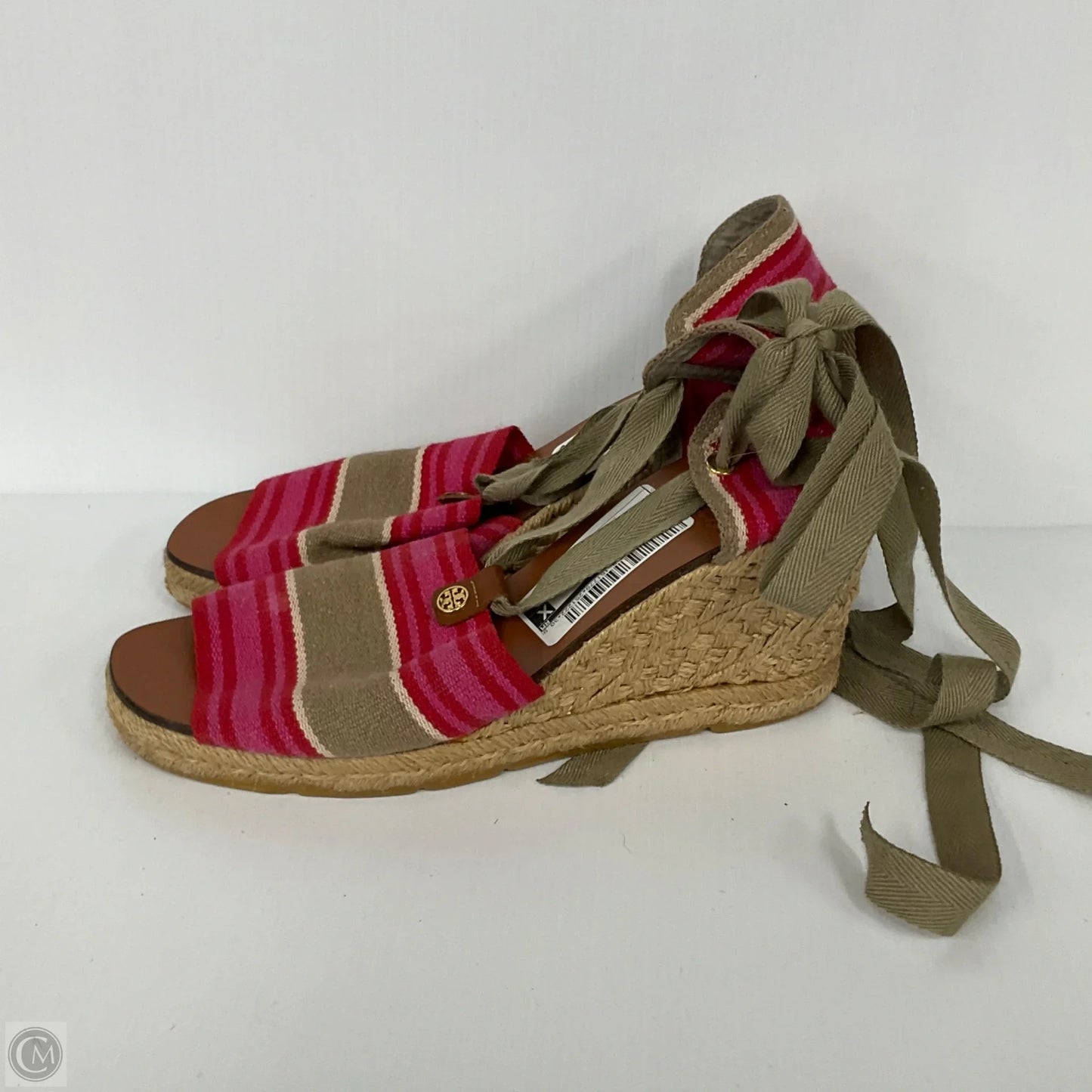 Sandals Designer By Tory Burch In Pink, Size: 8