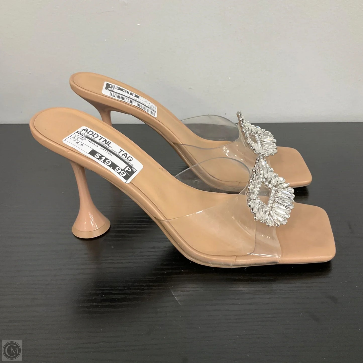 Shoes Heels Kitten By Inc In Clear, Size: 8.5