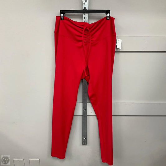 Pants Leggings By Pink In Red, Size: Xl