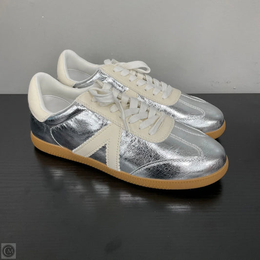Shoes Sneakers By Mia In Silver, Size: 7.5
