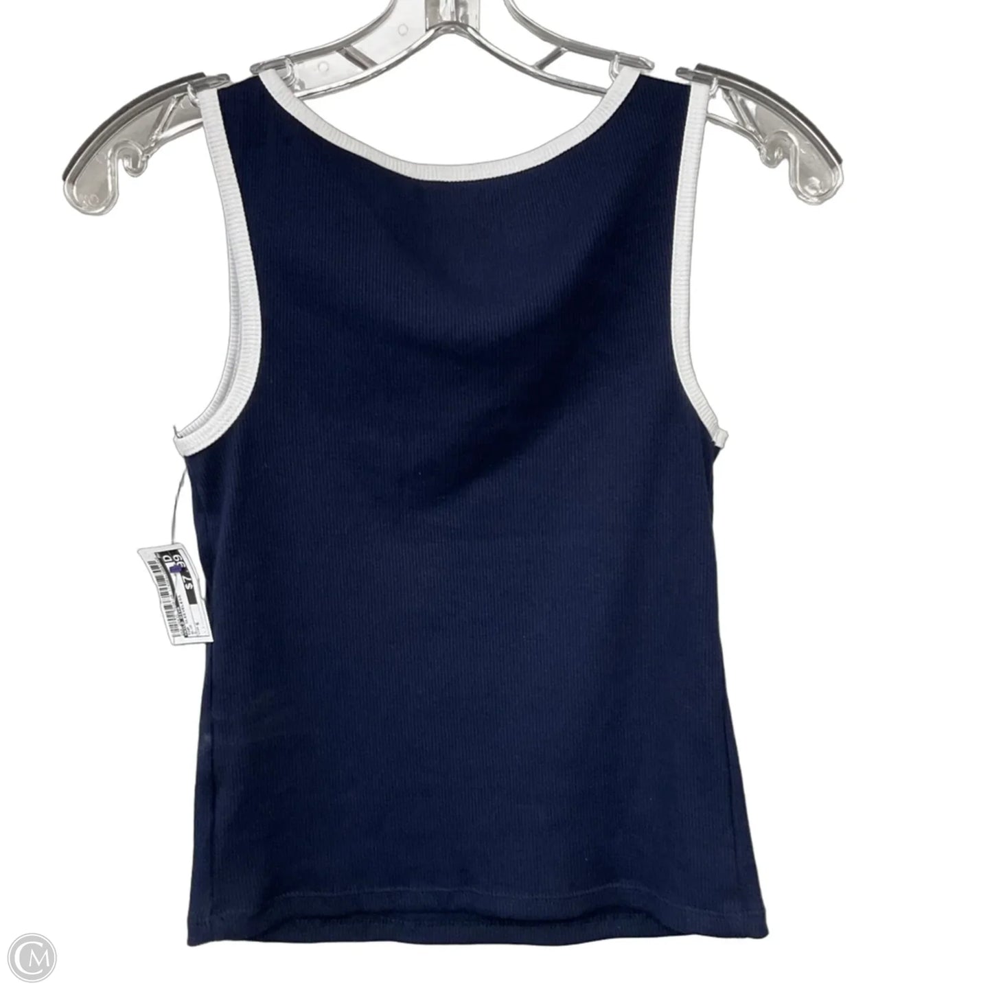 Top Sleeveless By Wild Diva In Blue, Size: S