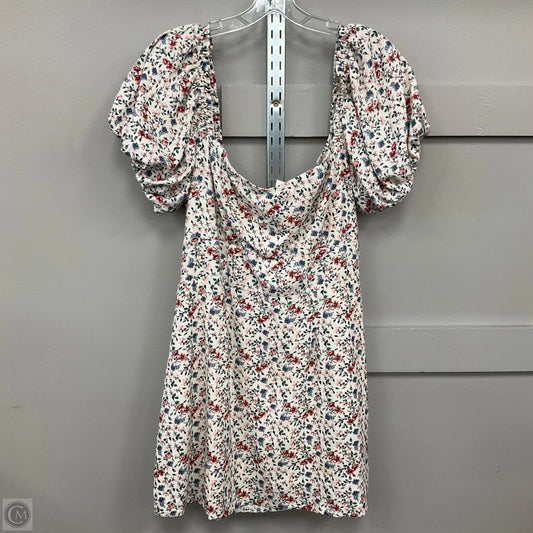 Dress Casual Short By Mi Ami In Floral Print, Size: Xl
