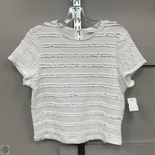 Top Short Sleeve By Altard State In White, Size: Xl