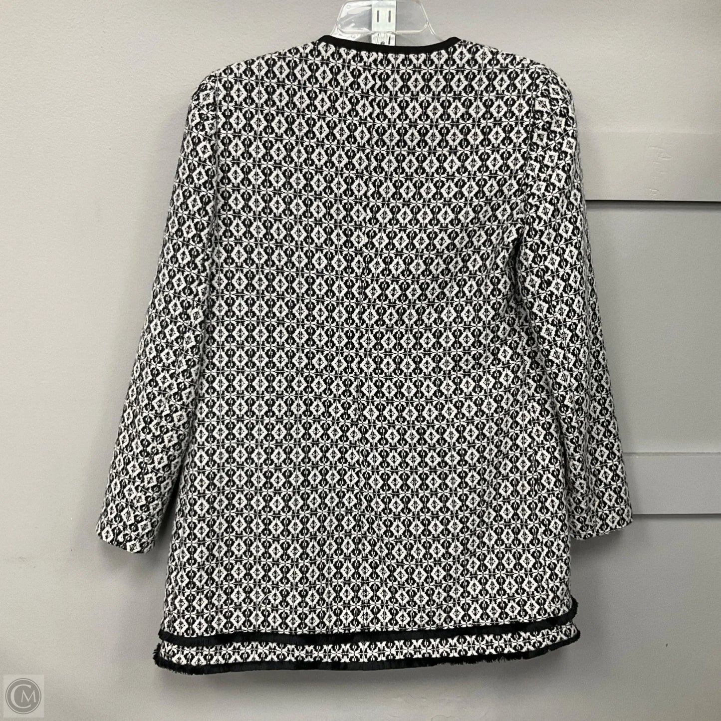 Cardigan By Cynthia Maxx In Black & White, Size: M