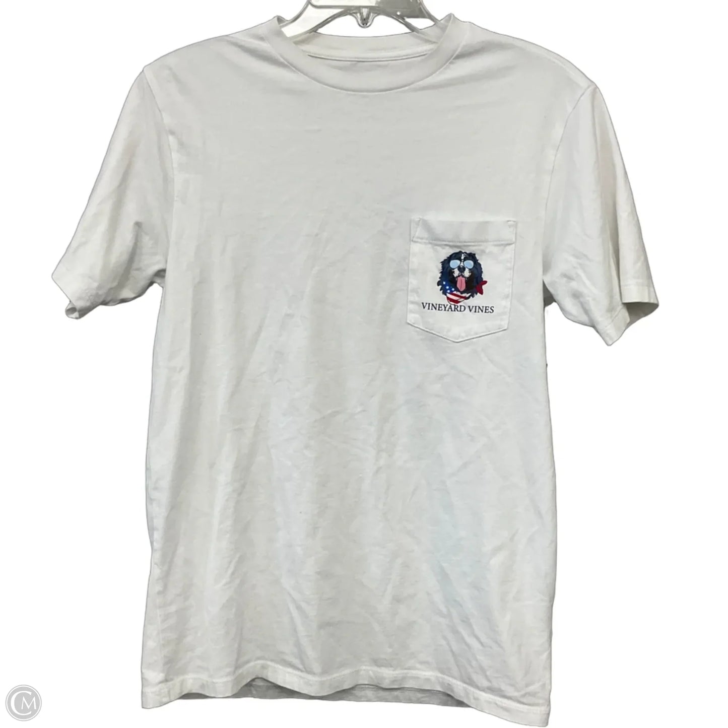 Top Short Sleeve By Vineyard Vines In White, Size: Xs