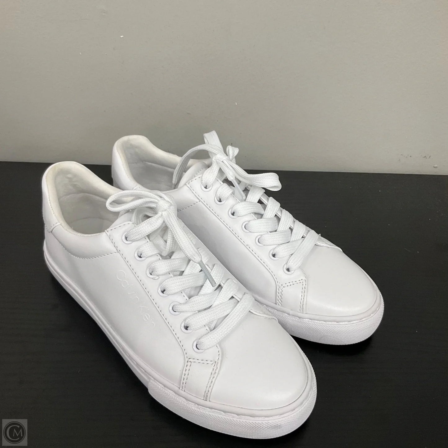Shoes Sneakers By Calvin Klein In White, Size: 7