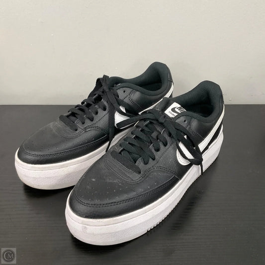 Shoes Sneakers Platform By Nike In Black & White, Size: 9.5