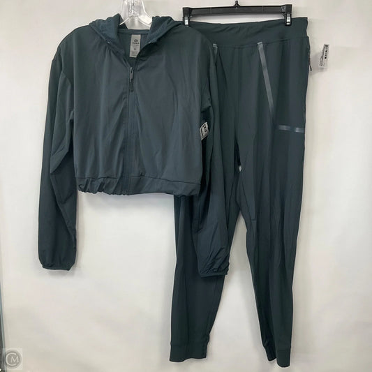 Athletic Pants 2pc By Mono B In Grey, Size: M