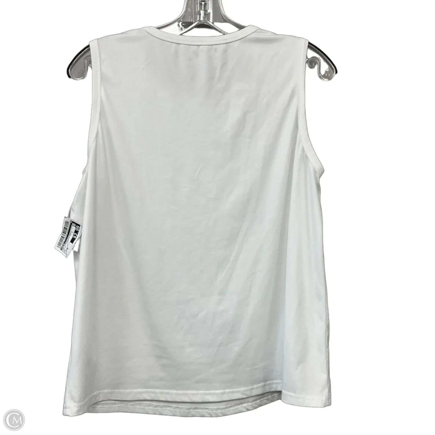 Top Sleeveless Basic By Shein In White, Size: Xl
