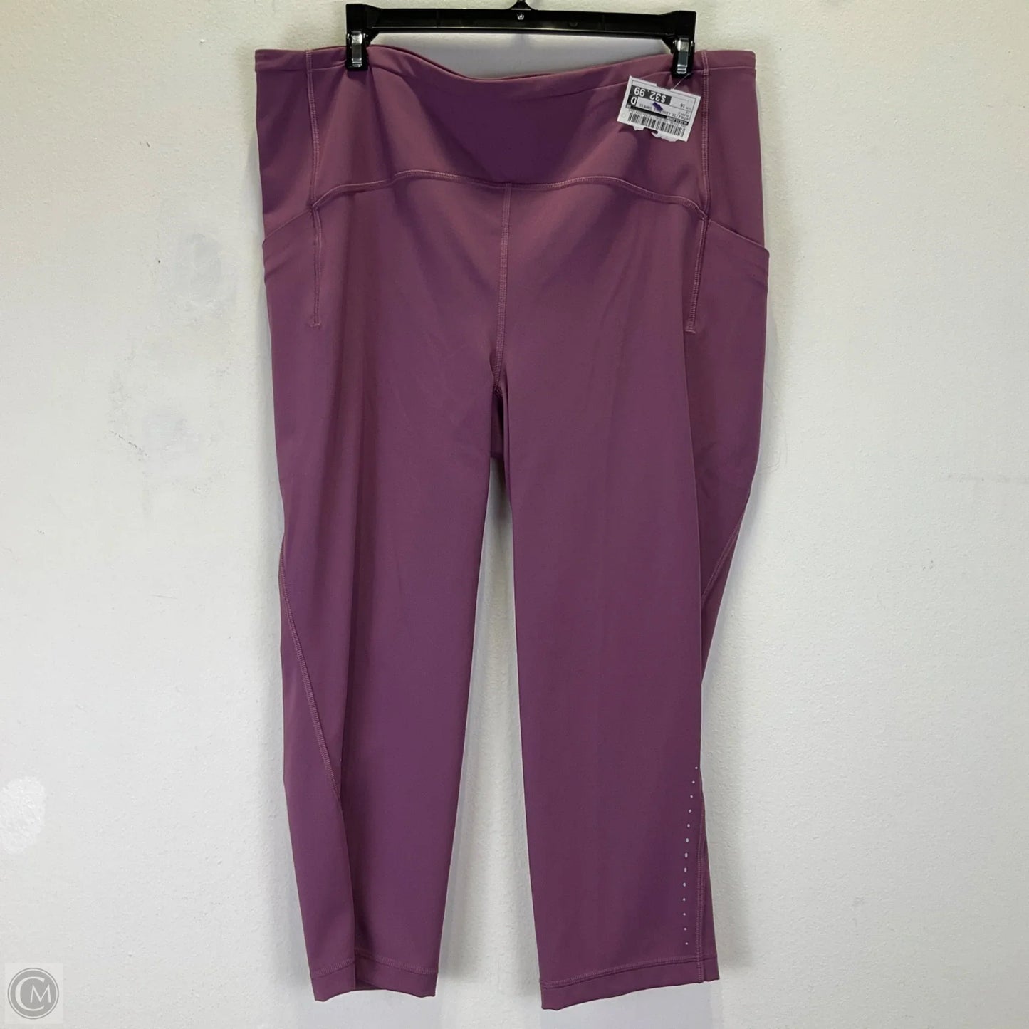 Athletic Leggings Capris By Lululemon In Purple, Size: 16