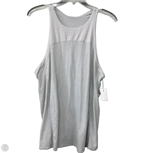 Athletic Tank Top By Lululemon In Grey, Size: 8