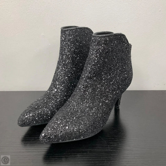 Boots Ankle Heels In Black, Size: 6