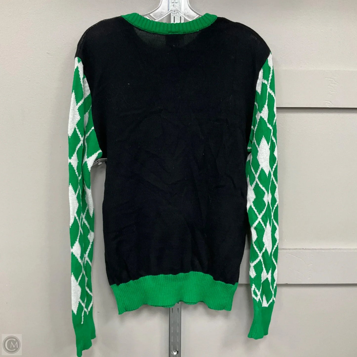 Sweater By Disney Store In Black & Green, Size: M
