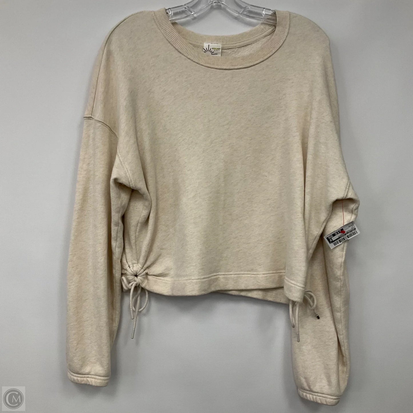 Sweatshirt Crewneck By Offline By Aerie In Tan, Size: M