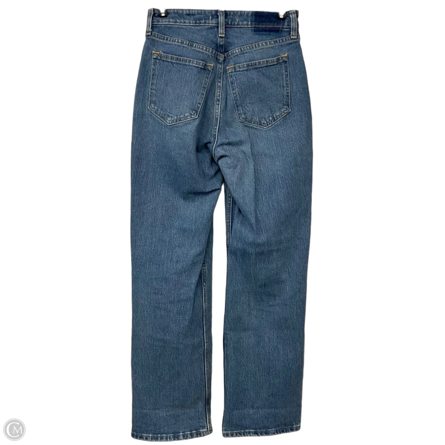 Jeans Straight By Abercrombie And Fitch In Blue Denim, Size: 0