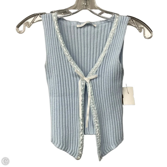 Vest Sweater By Altard State In Blue, Size: Xxs