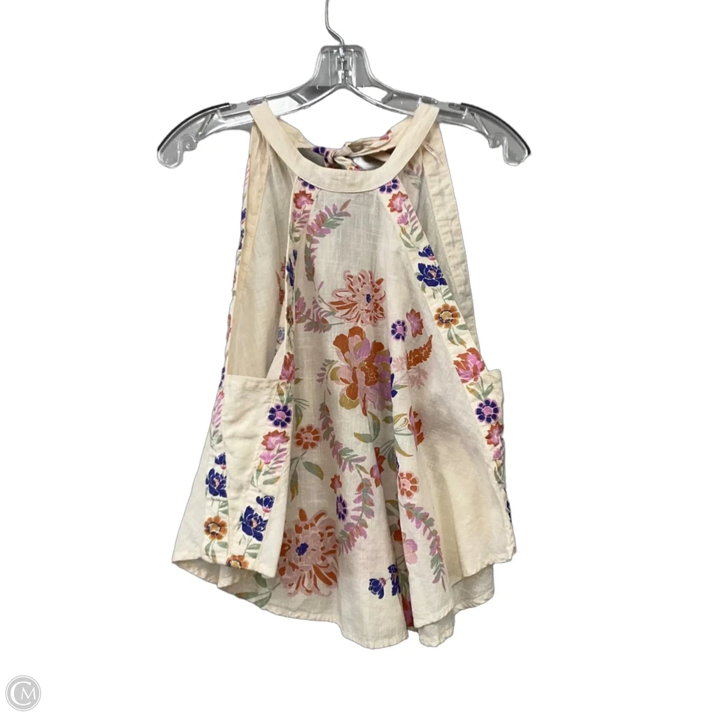 Top Sleeveless By Clothes Mentor In Floral Print, Size: M